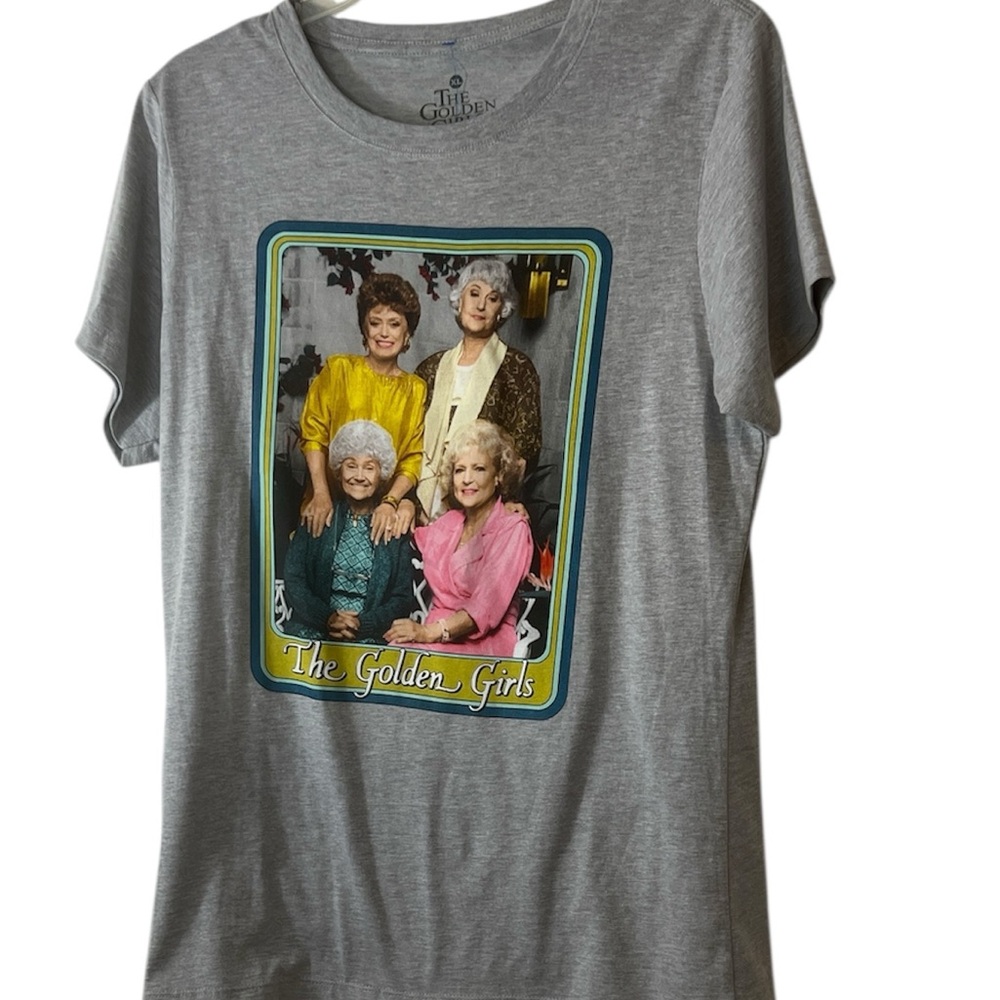 NWT The Golden Girls Gray Graphic Tee Size XL Womens